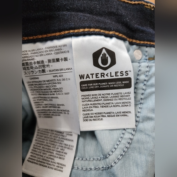 Levi's Classic Boot Cut size 14 women's denim jeans dark wash - Picture 14 of 16